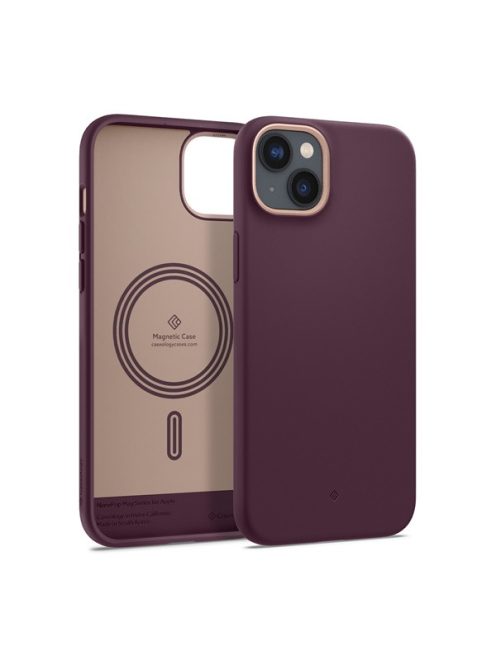 Caseology Nano Pop Apple iPhone 14 Plus Burgundy Bean MagSafe tok, burgundi