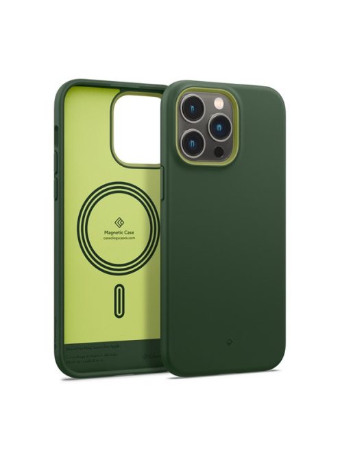 Caseology Nano Pop Apple iPhone 14 Pro Avo Green MagSafe tok, zöld