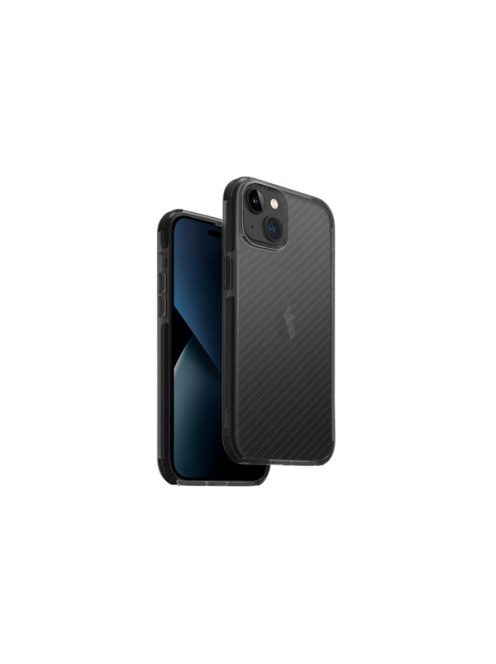 Uniq Combat Aramid Apple iPhone 14 Plus, szilikon tok, fekete