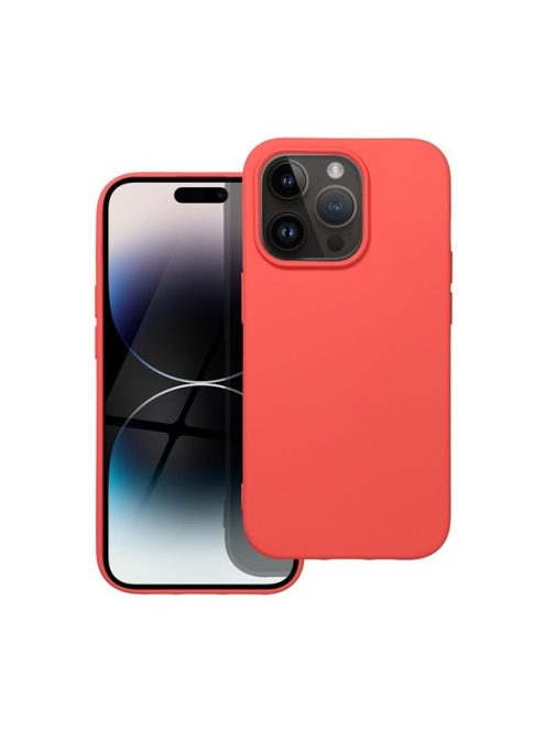 Forcell Szilikon LITE hátlap tok Apple iPhone 14 Pro, rózsaszín