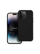 Forcell Szilikon LITE hátlap tok Apple iPhone 14 Pro Max, fekete