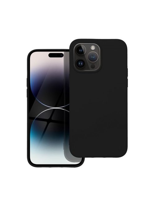 Forcell Szilikon LITE hátlap tok Apple iPhone 14 Pro Max, fekete