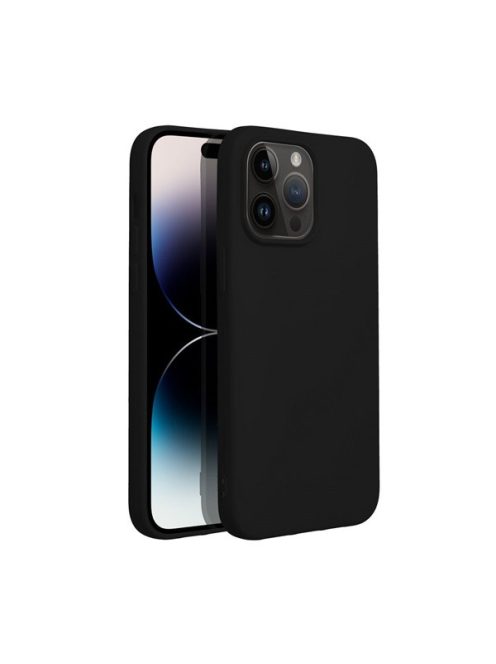 Forcell Szilikon LITE hátlap tok Apple iPhone 14 Pro Max, fekete