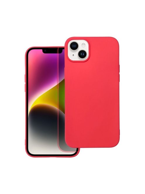 Forcell Soft szilikon hátlap tok Apple iPhone 14 Plus, piros