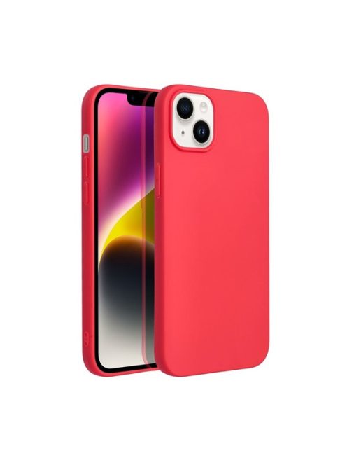 Forcell Soft szilikon hátlap tok Apple iPhone 14 Plus, piros