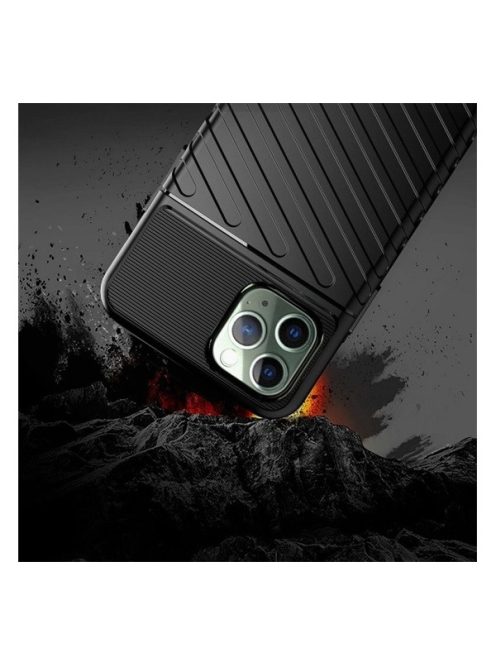 Forcell Thunder hátlap tok Apple iPhone 13 Pro, fekete