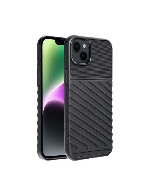 Forcell Thunder hátlap tok Apple iPhone 14 Plus, fekete