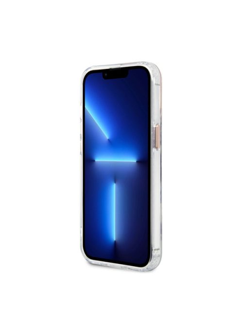 Guess Transparent MagSafe Apple iPhone 13 Pro Max hátlap tok, arany