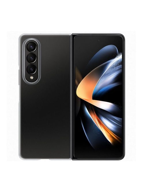 Samsung Galaxy Z Fold4 Edge Cover, gyári tok, átlátszó, EF-QF936CT