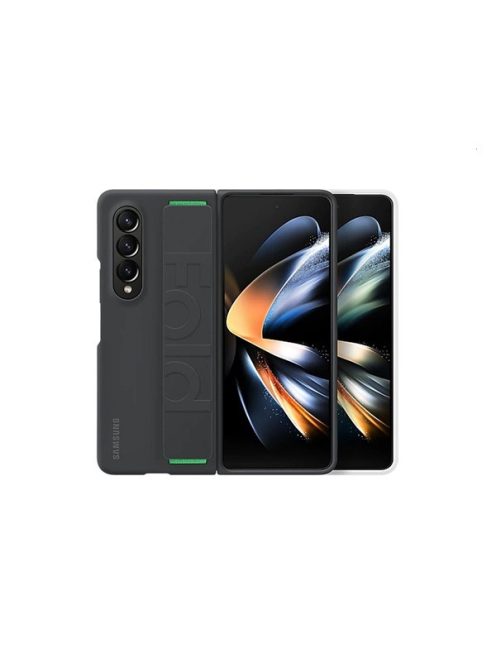 Samsung Galaxy Z Fold4 Silicone Grip, gyári szilikon tok, fekete, EF-GF936TB