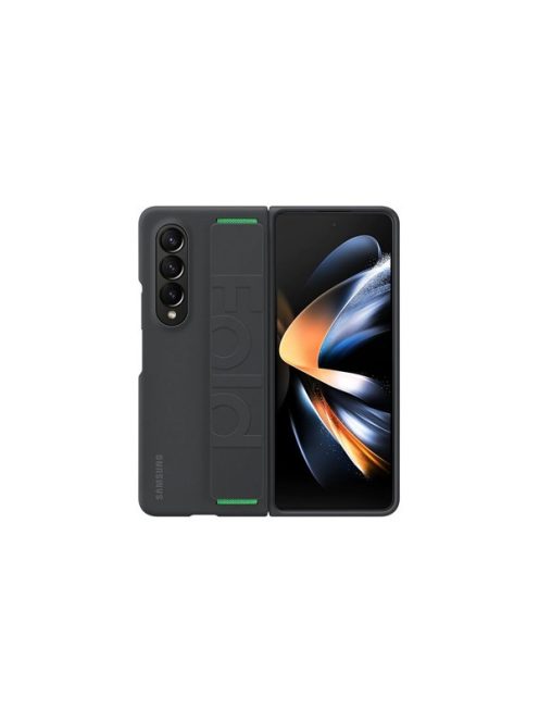 Samsung Galaxy Z Fold4 Silicone Grip, gyári szilikon tok, fekete, EF-GF936TB