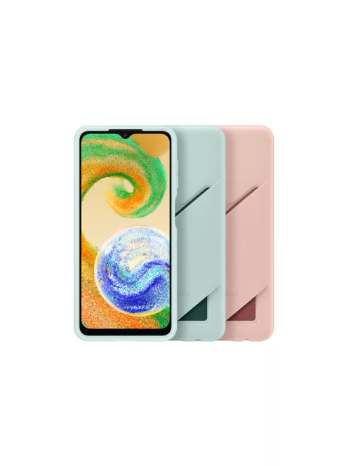 Samsung Galaxy A04s Card Slot, gyári tok, zöld, EF-OA047TG