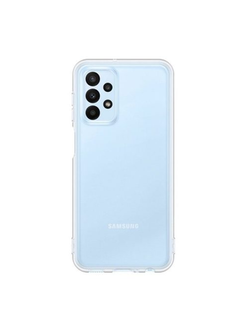 Samsung Galaxy A23 5G Soft Clear gyári szilikon tok, átlátszó, EF-QA235TT
