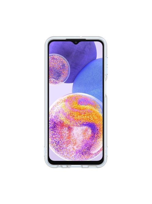 Samsung Galaxy A23 5G Soft Clear gyári szilikon tok, átlátszó, EF-QA235TT