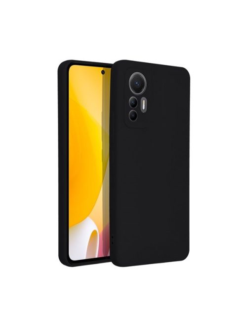 Forcell Soft szilikon hátlap tok Xiaomi 12 Lite, fekete