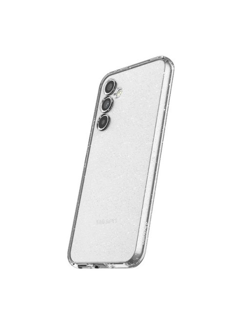 Spigen Liquid Crystal Glitter Samsung Galaxy A54 5G tok, Crystal Quartz, átlátszó