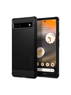 Spigen Rugged Armor Google Pixel 6a tok, Matte Black, fekete