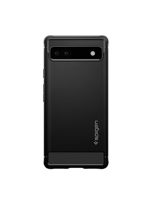 Spigen Rugged Armor Google Pixel 6a tok, Matte Black, fekete