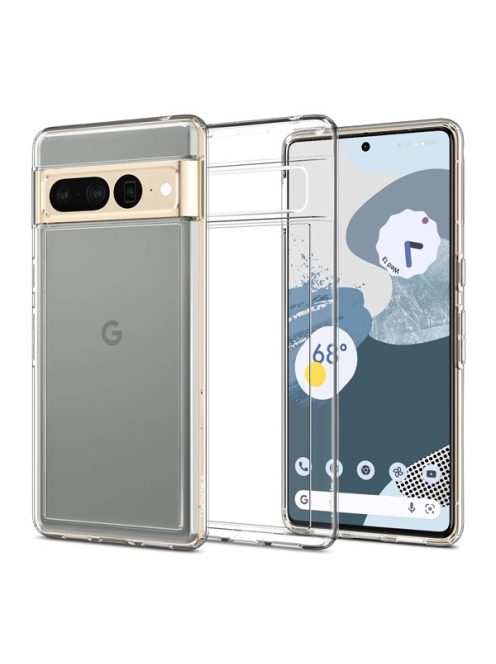 Spigen Ultra Hybrid Google Pixel 7 Pro tok, Crystal Clear, átlátszó