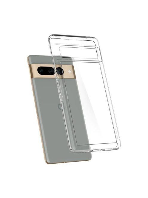 Spigen Ultra Hybrid Google Pixel 7 Pro tok, Crystal Clear, átlátszó