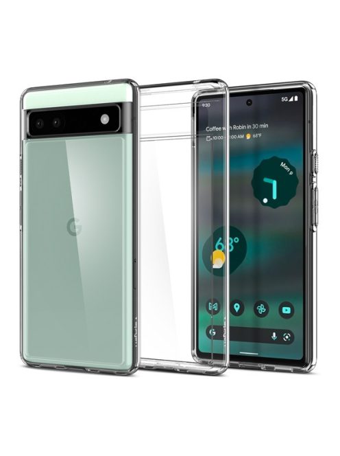 Spigen Ultra Hybrid Google Pixel 6a tok, Crystal Clear, átlátszó