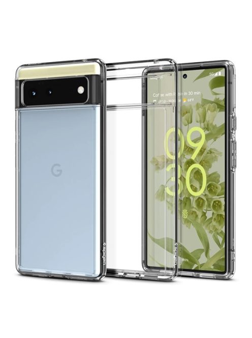 Spigen Ultra Hybrid Google Pixel 6 tok, Crystal Clear, átlátszó