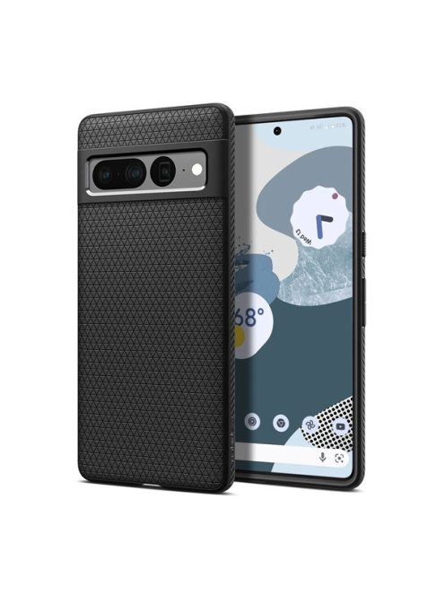 Spigen Liquid Air Google Pixel 7 Pro tok, Matte Black, fekete