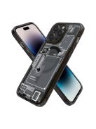 Spigen Ultra Hybrid Apple iPhone 14 Pro Max tok, Magsafe tok, Zero One tok, szürke