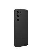 Samsung Galaxy S23+ Leather Cover, gyári bőr tok, fekete, EF-VS916LB