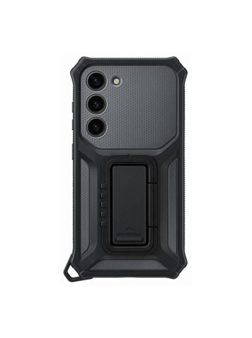 Samsung Galaxy S23 Rugged Gadget, gyári szilikon tok, titán, EF-RS911CB