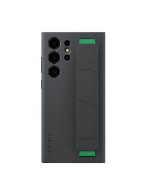 Samsung Galaxy S23 Ultra Silicone Grip, gyári szilikon tok, fekete, EF-GS918TB