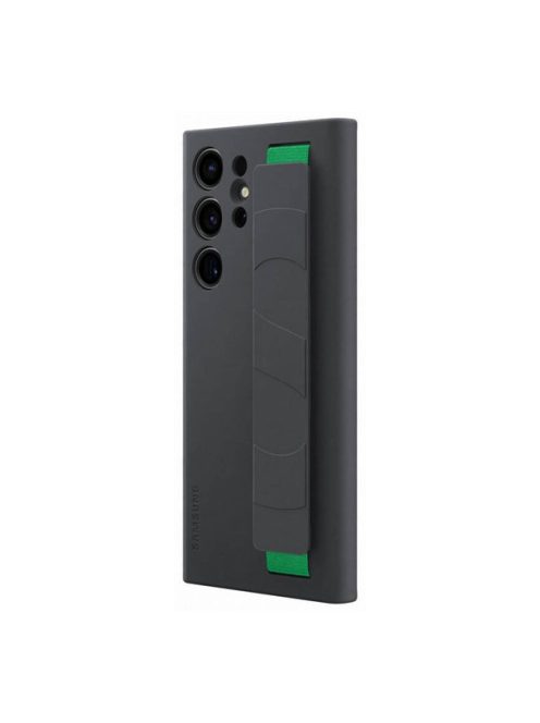 Samsung Galaxy S23 Ultra Silicone Grip, gyári szilikon tok, fekete, EF-GS918TB