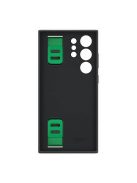 Samsung Galaxy S23 Ultra Silicone Grip, gyári szilikon tok, fekete, EF-GS918TB