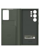 Samsung Galaxy S23 Ultra Smart View Wallet, gyári flip tok, zöld, EF-ZS918CG
