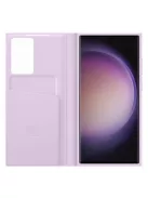 Samsung Galaxy S23 Ultra Smart View Wallet, gyári flip tok, levendula, EF-ZS918CV