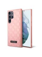 Karl Lagerfeld 3D Monogram Samsung Galaxy S23 Ultra, szilikon tok, rózsaszín