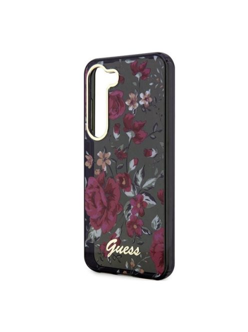 Guess Flower Collection Samsung Galaxy S23 hátlap tok , keki