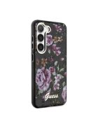 Guess Flower Collection Samsung Galaxy S23 hátlap tok , fekete