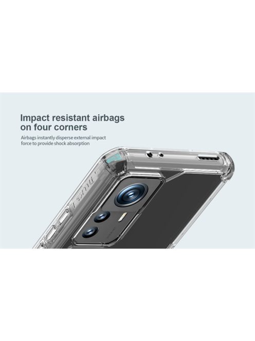 Nillkin Nature Pro Xiaomi 12T Pro szilikon tok, átlátszó