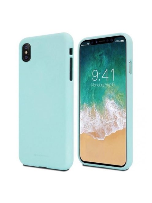 Mercury Soft Apple iPhone 14 Pro szilikon tok, menta