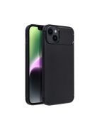 Forcell Carbon Premium Apple iPhone 14 Plus karbon mintás szilikon tok, fekete