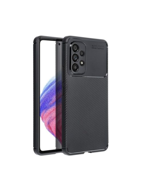 Forcell Carbon Premium Samsung Galaxy A32 LTE ( 4G ) karbon mintás szilikon tok, fekete