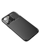 Forcell Carbon Premium Samsung Galaxy A32 LTE ( 4G ) karbon mintás szilikon tok, fekete