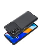 Forcell Carbon Premium Xiaomi 12T / 12T PRO karbon mintás szilikon tok, fekete