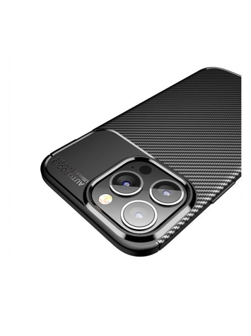 Forcell Carbon Premium hátlap tok,  Xiaomi 13 PRO , fekete