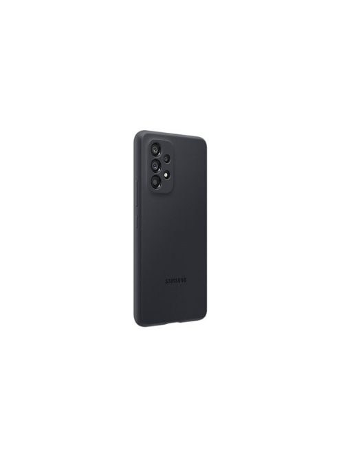 Samsung Galaxy A54 5G Silicone Cover, gyári szilikon tok, fekete, EF-PA546TB