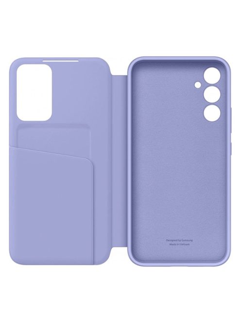 Samsung Galaxy A34 5G Smart View Wallet, gyári flip tok, áfonya, EF-ZA346CV