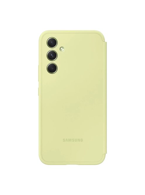 Samsung Galaxy A54 5G Smart View Wallet, gyári flip tok, lime, EF-ZA546CG