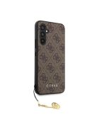 Guess 4G Charms Samsung Galaxy A54 5G szilikon tok, barna