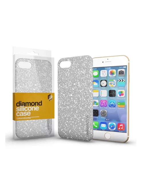 Xprotector Szilikon tok Diamond Samsung Galaxy A34 5G, ezüst